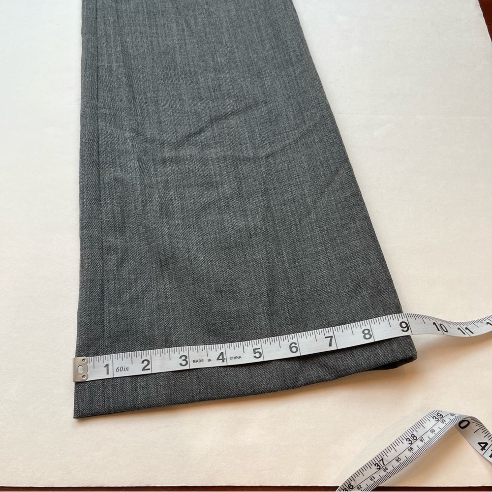 Nili Lotan Corette Pant Heather Grey Gray Pant Womens Size 0 Wool Blend NEW - Picture 12 of 14